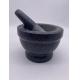 Polished Stone Mortar And Pestle Herb Spice Tools Smooth Inside