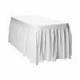 Solid Color Disposable Plastic Table Skirts 14 X 11 X 1 Inches Easy To Use