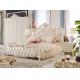 2018 European Style Antique wooden king size soft bed