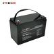Black Color Bluetooth Lithium Li Ion Battery Pack Self Heated Lifepo4 12V 100Ah