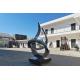 2M Modern Stainless Steel Mirror Polished Garden Sculpture
