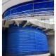Blue Inorganic Fire Roller Shutter For Industrial Polymer Doors