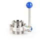 Butterfly Type Stainless Steel Valves Manual External Thread DIN Standard