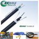 Flexible Round Traveling Control Cable for cranes or other appliances RVV(1G) 10Cx0.75SQMM in black colr