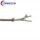 2 / 1 / 0.65MM Type K Thermocouple Wire Stainless Steel Braided