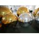 Durable Gold Inflatable Mirror Ball For Event Decoration EN71 EN14960 CE