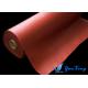Fireproof And Waterprof Silicone Rubber Coated Fiberglass Fabric In Red Color