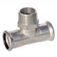 Aisi304/316 Steel Stainless Press Fittings Coupling 1/2-4