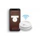 White ABS Wireless Tuya Wifi Smart Smoke Alarm System Smoke Detector Alarm