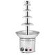 304 Stainless Steel 5 Tiers Chocolate Fondue Fountain Machine Heat Stability