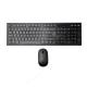 Wireless Keyboard and Mouse Combo 2.4GHz Slim Full-Sized Silent Combo with USB Nano Receiver for Laptop, PC