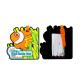 Cute Cartoon Design Soft PVC Rubber Silicone Made 3D Logo Embossed Luggage School Bag Tags For Kids