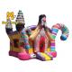 4 Stitching Outdoor Kids Inflatable Bounce House For Festival Party