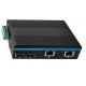 10 / 100 / 1000Mbps Din Rail Industrial SFP Network Switch with 2 Slots and 2