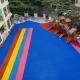 Customized Thickness EPDM Rubber Running Track Weather And UV Resistant Easy