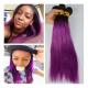 Brazilian Blonde 1B/purple Straight Hair 100%Human Hair Weaving Remy Hair