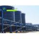Food Grade Bolted Steel Dry Bulk Storage Tanks For Farm Plant Blue Color