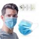 Blue Non Woven Disposable Face Mask 3 Ply Protection Anti Virus Face Mask