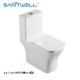 one piece toilet SWM8617ceramic toilet seat single toilet round shape washdown SWM8617