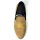 Tassel Mens Velvet Loafers Embroidered With Rubber Outsole