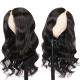None Lace Wigs V Part Cambodian Hair Wig Body Wave Human Raw Hair No Leave Out Gluless