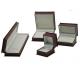 Black male jewelry box with leatherette paper