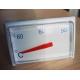 Square Water Heater Temperature Gauge White With CE Approval