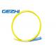 SC UPC SM Simplex 3mm Patch Cord Accessories 1 Meter Yellow Optical Cable LSZH G.652D