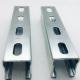 Silver Metal Channel Strut With Corrosion Resistance 2mm - 2.5mm 3m 6m Length