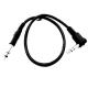Straight 6.35mm male to angle 6.35mm stereo cable