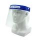 Latex Free Clear Plastic Face Shield Elastic Band Wearing Environmentale Friendly