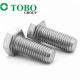 Polish Finish Stainless Steel Bolts Corrosion Resistant Hex Head