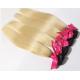 12'' - 30'' Length  6A Grade Ombre Human Hair Extensions Black / Blonde