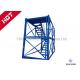 3m* 2m * 2m Steel Safety Construction Cage , Scaffolding Step Ladder Cage With Safey Wire Guard