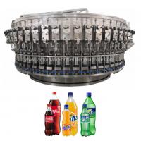 High Speed Automatic Bottle Filling Machine Fizzy Drink , Sparkling Water Packaging