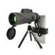 12x50 High Power Monocular Telescope With Smartphone Adapter And Tripod