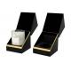 Retail Black Branded Gift Boxes , Slant Lid Square Paper Box Facial Cream Air Cushion BB Wrap