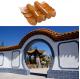 Gazebo Glazed Concrete Roof Tiles Chinese Temple Graphic Design Garden House