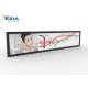 Digital TFT Stretched Bar LCD Display Full HD Customized Menu Language