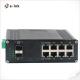 Industrial L2 Managed PoE Switch 8 Port 10/100/1000T 802.3at To 2 Port 1000X SFP