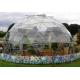 Glass Geodesic Dome Tent Half Sphere Glaming Tent With Igloo Frame