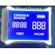 STN Blue Negative Monochrome Segment Graphic LCD Display with White Backlight