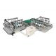 2000 mm Glass Straight Line Edging Machine Double Edging Machine Line With Turning Tables