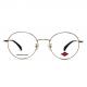 FM3231 Womens Round Stainless Steel Optical Glasses 49-20-145