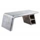 Aluminum Airplane Wing Coffee Table With 2 Drawers