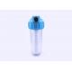 Eco Friendly PP Filter Housing / Transparent Water Filter Housing NSF Certification