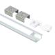 PC Cover Strip Recessed Aluminum Led Profile 6063 Alloy Material