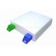 White Fiber Optic Termination Box 2 Ports 86 x 86 Size SC Adapter