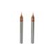 2 Flutes Radius Cutter End Mill , TiAlN Coating Solid Carbide Milling Tools