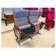 PU Leather Upholstery Lecture Room Chairs With Aluminium Alloy Leg